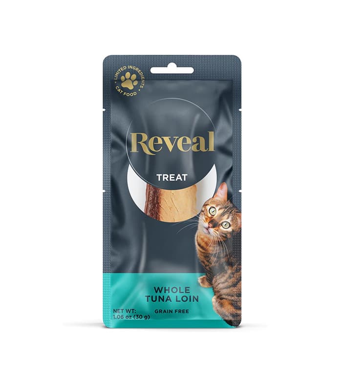 Reveal Natural Grain-Free Whole Tuna Loin Chewy Cat Treats